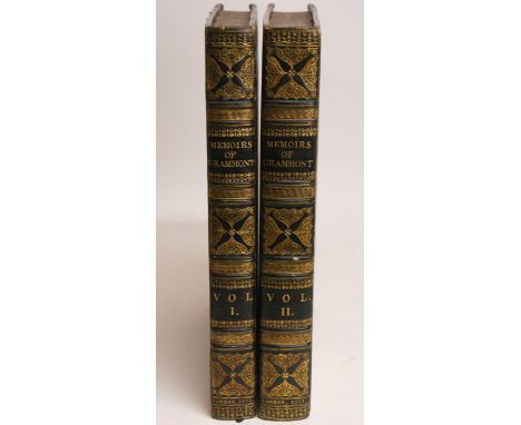 MEMOIRS OF COUNT GRAMMONT BY ANTHONY HAMILTON in two volumes, printed for William Miller and James Carpenter, London 1811 wit