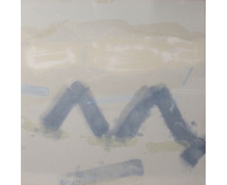 •IAN MCKENZIE SMITH CBE, PPRSA, PPRSW, RGI (SCOTTISH B. 1935) ZAUBRIGER MOMENT Oil on canvas, 101.5 x 101.5cm (40 x 40") Insc