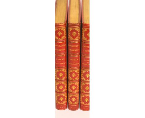 THE INGOLDSBY LEGENDS OR MIRTH AND MARVELS BY THOMAS INGOLDSBY in three volumes, First Series, 1840, Second Series, 1842, Thi