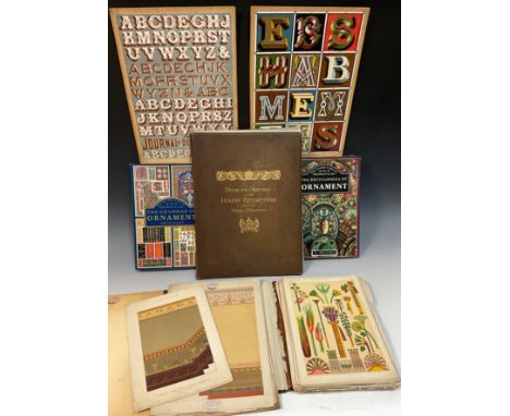 Books - John Owen, The Grammar of Ornamentation, printed by Bernard Quaritch, London 1868, similar later reprint;  The Encycl