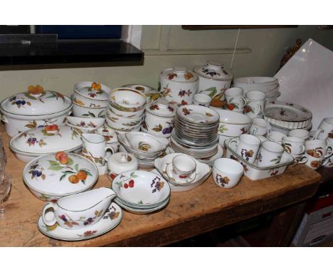 Large collection of Royal Worcester Evesham and Evesham Vale tableware