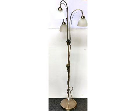 An interesting three branch standard reading light