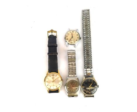 Four vintage gents wristwatches, Roamer, Smiths Empire, Borel Fils and Zedlore.
