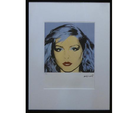 ANDY WARHOL ?Debbie Harry / Blondie?, 1980, lithograph, hand numbered limited edition no. 28/100 by Leo Castelli Gallery, Edi