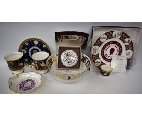 Commemorative Ceramics - a Coalport bowl, Queen Elizabeth II Silver Jubilee, Head of the Commonwealth, certificate, limited e