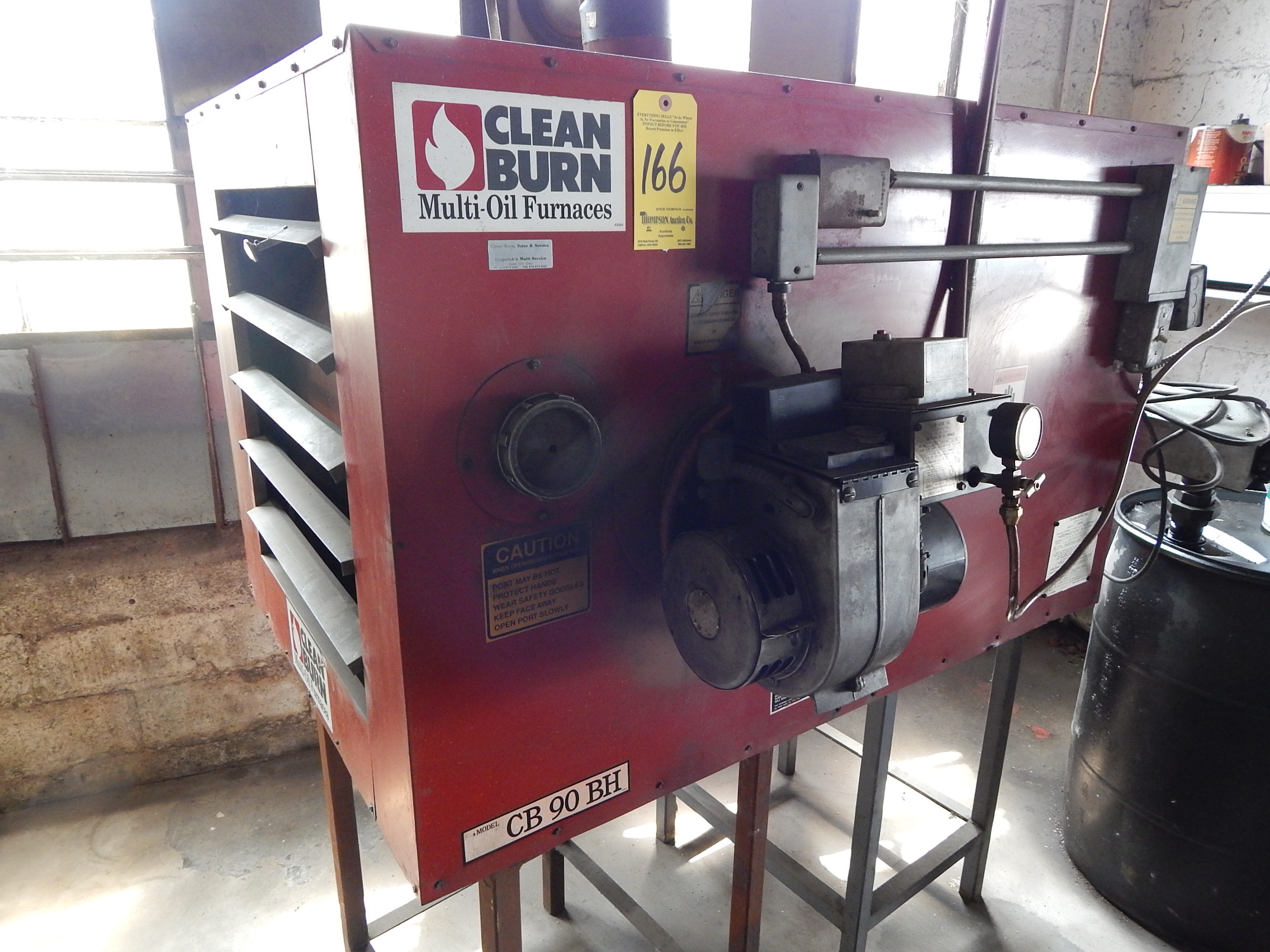 Clean Burn Model CB90BH Waste Oil Burning Furnace