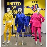 Outfits worn by backing dancers during the Semi Final 1 opening performance