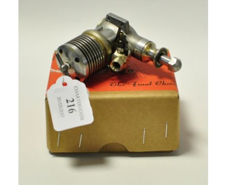 A John S Oliver 3.5cc Major R/C with collector ring, unnumbered for personal use, (believed unrun) boxed 