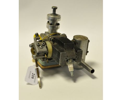 A Walbro WT231G2 glow plug petrol engine, believed to have been run 