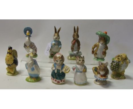 Two Beswick Beatrix Potter figures, including Mr Drake Puddle-Duck, and Cousin Ribby, all BP-3b (10)