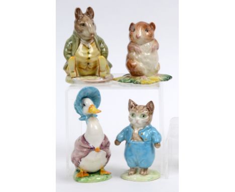Four Beswick Beatrix Potter figures, including Samuel Whiskers, and Tom Kitten, all BP-1 (4)  See illustration Condition repo