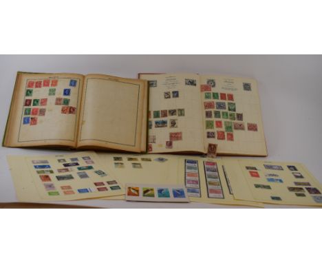 Assorted world stamps, loose, on sheets and in albums, first day covers and other items (box)
