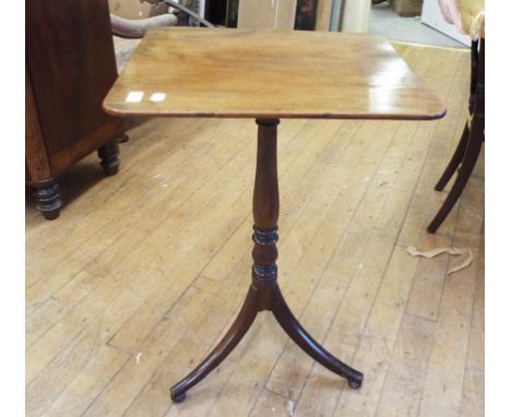 A tilt top tripod table, 50.5 cm wide