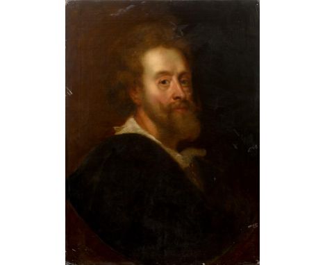 English school, 18th century, a half length portrait of a bearded gentleman, oil on canvas, 73 x 54 cm  See illustration Cond