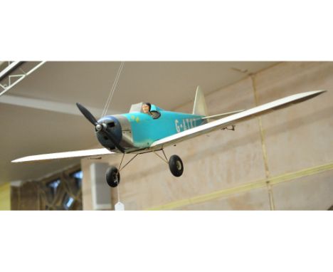 A Mini Jazz radio controlled model aircraft, with servos, lacks prop and engine, wing span 85 cm, and two similar aircraft, w