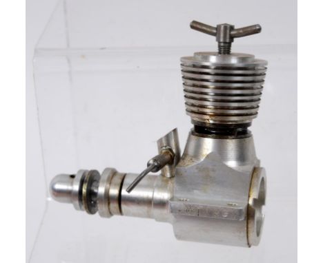 A John S Oliver 2.5cc special diesel engine, engine number AT199 (dated 1973) believed to have been run, boxed  See illustrat