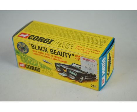 Boxed Corgi 268 The Green Hornet Black Beauty diecast model in near mint / shop stock condition and possibly appearing to nev