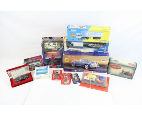 14 X Boxed diecast models to include Franklin Mint Ford 1941 Lincoln Continental 'Mark I' (with certificate), 6 x Corgi 1007 