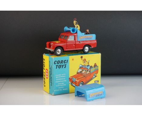 Boxed Corgi 487 Chipperfields Circus Land Rover Parade Vehicle diecast model in excellent condition, gd box 