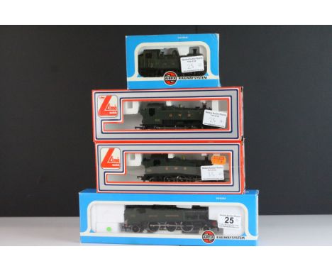 Four boxed OO gauge locomotives to include 2 x Lima (205111MWG GWR 2-6-2 &amp; 205117MWG GWR 0-6-0) and 2 x Airfix (54150-1 P