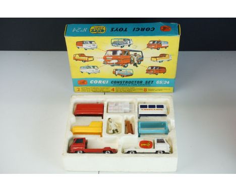 Boxed Corgi GS24 Gift Set No 24 Constructor Set Commer ¾ Ton Chassis diecats model set, complete, some paint chips but good o
