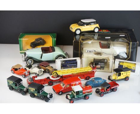 Collection of diecast models form the 1970s onwards to include Burago, Lledo, Dinky etc 
