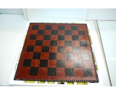 Wellington and Napoleon resin chess set, complete with board 