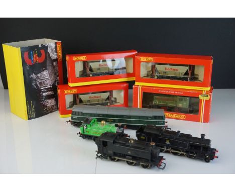 OO gauge model railway to include boxed Hornby R051 Redland 0-4-0 Diesel Locomotive, boxed Hornby R6254 3 x Procor Hoppers Re