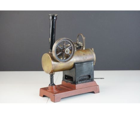 Carette of Nuremburg (1920) Stationary Steam Engine, 9.5" in height, base 6" x 3" approx 