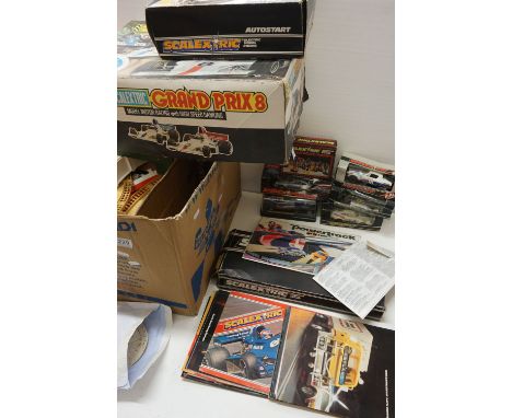 Collection of Scalextric to include 5 x  boxed slot cars (C.052 Ford Escort Mexico, C.125 Porsche Turbo 935, C.130 Triumph TR