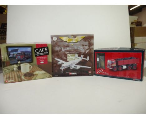 Two boxed 1:50 scale ltd edn Corgi dies cast models to include Passage of Time and 26601 Anderson of Newhouse AEC mkV Mammoth