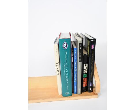 A collection of books ephemera and posters on Fashion, Jewellery and Design,  including Issey Miyake posters, Torun by Ann We