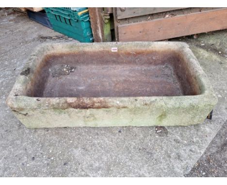 An old stone basin,&nbsp;82cm wide.&nbsp; 