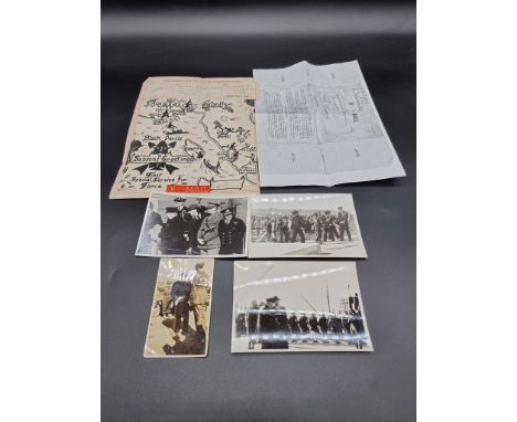 Churchill (Winston):&nbsp;a group of four private photographs of Sir Winston Churchill, World War II period; together with a 