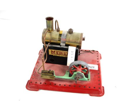 A circa 1958 Mamod Spirit Fired stationary engine