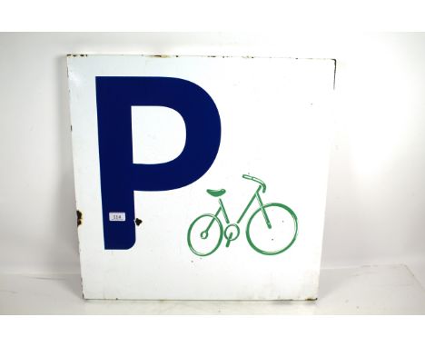A Cycle Park enamel sign, approx. 24" x 23&frac12;"