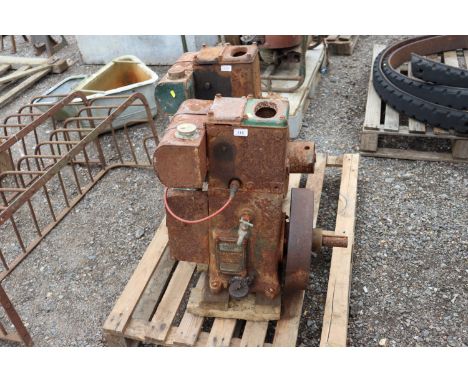A Lister D stationery engine for spares or repair
