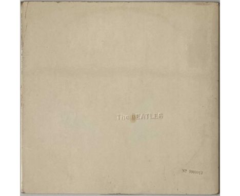 THE BEATLES - WHITE ALBUM LP (SLEEVE No: 0000013 - COMPLETE UK 1ST PRESS - APPLE - PMC 7067/ 68). An incredibly rare to-see, 