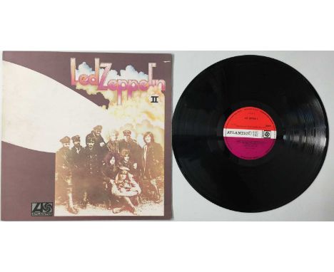 LED ZEPPELIN - II LP (PLUM/ RED - WRECK MISPRINT - ATLANTIC 588198). An original UK pressing of Led Zeppelin's second album I