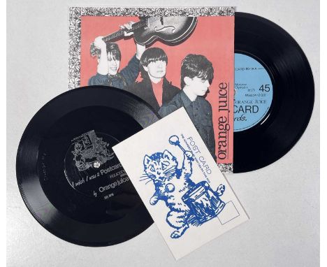 ORANGE JUICE - FALLING AND LAUGHING (ORIGINAL UK 7" ALSO INCLUDING BLUE BOY). A lovely pack of rarities here by Orange Juice.