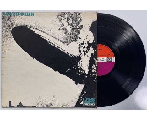 LED ZEPPELIN - 'I' LP (ORIGINAL UK 'TURQUOISE' COPY - ATLANTIC 588171). A solid example original UK pressing of the legendary