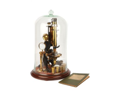 A Large Exhibition 'Dick Petrological' Microscope, c.1891, English, signed to foot 'J Swift &amp; Son, London' and further en