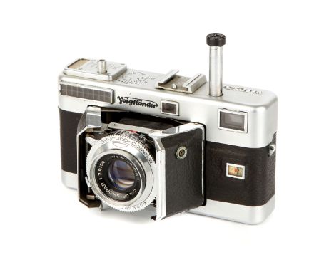 A Voigtlander Vitessa L Type 140 Rangefinder Camera, 1954, chrome, with Voigtlander Color-Skopar f/2.8 50mm lens, serial no. 