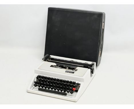 An Underwood 315 portable typewriter. 