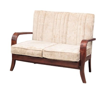 A Mid Century 2 seater sofa. 120cm (3) 
