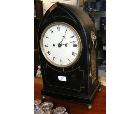 A Regency lancet shaped twin fusee repeater bracket clock by Dawson of London - 46cms high CONDITION REPORT In our judgement,