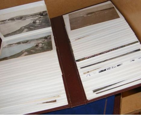 Three albums of vintage postcards - Isle of Wight and St. Agnes 