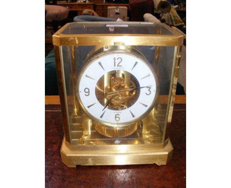 A retro Jaeger-LeCoultre Atmos Clock - 24cm high  CONDITION REPORT In our judgement, lot is offered in running order.No carry
