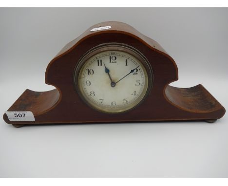 FRENCH WIND UP MANTLE CLOCK 32CM LONG