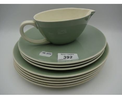 9 PIECES OF POOLE POTTERY